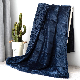  Navy Sherpa Fleece Weighted Blanket 15lbs Double Sided Fuzzy Fleece Shaggy Blanket
