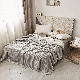  Dual Reversible Soft Fleece Blanket, Microfiber Sherpa Fleece Fabric Blanket Lightweight Microfiber, Luxury Modern TV Blanket
