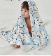  100*140cm Super Soft Custom Bambo Fiber Baby Blanket 4 Layers Cotton Gauze Kids Quilts Anti-Bacterial Throw Blanket