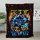 Wholesale of Cheap Chinese Factories Manufacturing Skull Printed Blankets