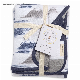 100% Organic Cotton Binding Travel Picnic Knit Blanket