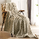  Super Soft Lightweight Blanket with Stripe