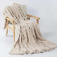  Polyester Faux Fur Blanket of Brushing Back Strip Flannel Throw Bedding Hometextile