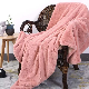  Polyester Embossing Faux Fur Blanket of Bed Sheets Hometextile Throw Hoodie