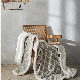  Super Soft Fleece Sherpa Blanket Thickening Yarn-Dyed Jacquard Pattern Flannel Fleece Throw Blanket