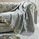  Woven Herringbone Merino Wool Blanket Throw