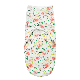  Newborn 100% Cotton Boys and Girls 0-3 Month Adjustable Baby Swaddle Wrap Baby Swaddle Blanket Wrap Set 3 Pack