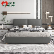 Furniture Wooden Frame Double Bed King Queen Size Bed Wall Storage Soft Bed