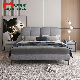  King Queen Double Single Size Luxury Wooden Headboard Bed for 5 Star Hotel Room