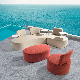  Waterproof Plastic Spring Outdoor Sofa Large furniture Patio Furniture Garden Sectional Sofa