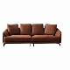  Small Family Modern Contracted Ultra Soft Sofa Nordic Minimalist Fabric Art Sofa No-Wash Technology Fabric Sofa