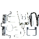  Ultra-High Precision Coils Tension Springs Extension Gas Lift Compression Lockable Gas Spiral Coil Compressed Extension Torsion Spring