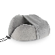  Velboa Fabric Portable Memory Foam Travel U Shape Neck Pillow with Storage Bag