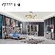  Wholesale Modern Design Wood King Size Leather Bed Hotel Luxury Classic Queen MDF Wooden Home Furniture Bedroom Set