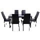  High Quality 4 Seat Cheap Price Metal Leg Home Furniture Restaurant Chairs and Tables Set