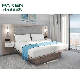  Foshan Furniture Factory Custom Made Modern Hospitality 5 Star King Size Bed Bedroom Set Upholstered Headboard Standard Hotel Room Furniture