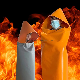 Silicone Coated Fiberglass Fire Resistant Flame Retardant Reflective Tape Fire Fighting Clothing
