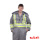  Winter Warm Fire Retardant Anti Static Protection Coveralls Clothing with Reflective Tape
