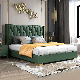  Latest China Factory New Style PU Leather King Size Soft Bed