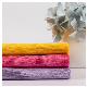  Home Textile Soild Woven Dyed Rib Organic Bamboo Velour Rayon Fabric for Pads