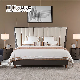  Luxury King Queen Size Full Set Leather Bed Frame Master Room 5 Star Hotel Modern Furniture Bedroom Set