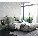  Modern Modern Double Bed Frame Mattress Bed Hotel Green Leather Bedroom Set