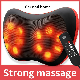  Car Mounted Household Electric Kneading Finger Pressure Heating Whole Body Neck Massage Pillow