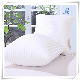  White Striped Polyester Pillow Insert 20