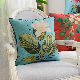  Yrf Hotel Supply Simple Cotton Linen Square Leave Decorative Cushion Pillow Insert