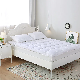 Duck Feather Down Elastic Band Strapped Hotel Bed Mattress Pad Topper
