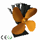  Wood Burning Fireplace Fan, 5-Leaf Heating Stove, Kerosene Stove Fan, Petal Style in Stock