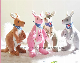 Soft Stuffed Plush Australia Kangaroo Toy with Baby