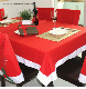  Wholesale Christmas Decoration Tablecloth Snowflake Chair Cover Christmas Ornaments