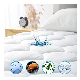  Designer Logo Customised Quilted Waterproof Washable Breathable Soft Hypoallergenic Polyester Fabric Microfiber Mattress Protector Cover