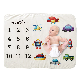 Photography Prop Baby Monthly Milestone Blanket for Baby Girl Fleece