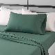  Lightweight Super Soft Easy Care Microfiber Bed Sheet Set-King Size Emerald Green