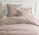  Cal King Size in Smoky Quartz Color of Flax Duvet Coverlet