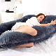 Polyester Pregnancy Maternity Nursing Pillow U Shape Full Body Pregnancy Pillow