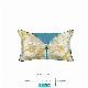 Home Bedding Silk Feel Chinese Series Blue Upholstered Pillow