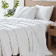  100% Bamboo Like Silk Fabric Breathable Cooling Bed Sheet Set Bedding