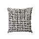  18 Inch Embroidery Pattern Fabric Cover Down Feather Insert Decorative Pillow