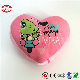  Heart Shape with Frog Pattern Pink Lovely Soft Stuffed Pillow