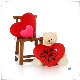 Romantic Throw Pillows Heart Shape Pillow for Decoration