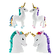  OEM/ODM Unicorn Pillow Super Soft Fabric Home Decor Square Irregular Shape Home Sofa Decoration Cute Unicorn Pillow