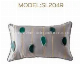  Home Bedding Green Leaf Sofa Fabric Upholstered Pillow