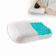  Contour Shape Bed Pillow Gel Cooling Memory Foam Pillow Removable Cover Cool Pillow