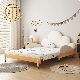  Bedroom Solid Wood Furniture Kid′s Retractable Cloud Sofa Bed