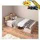  Fast Delivery Home Hotel Bedroom Furniture Set MDF Wooden Double King Bed Wall Sofa Bed Children Kids Bed (UL-20BC189)