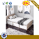  Modern Wooden School Bedroom Furniture Kids Children Single Dormitory Bed with Cabinet