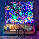  Fluorescent Tapestry Wall Hanging Art Aesthetic Room Decor Tapestries Poster Art Glows Under Ultraviolet Light